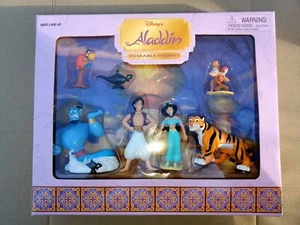 Disney Aladdin Figurine Set Poseable Figures Deluxe Set Collectible New - Picture 1 of 4