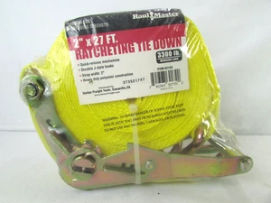 Haul Master 2" X 27 ft Ratcheting Tie Down 3300 Lbs Working Load - New - Picture 1 of 13