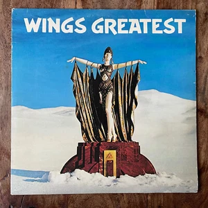 WINGS - GREATEST EX-/EX+ VINYL LP / PRINTED CARD INNER / UNBENUTZT LARGE POSTER - Bild 1 von 12
