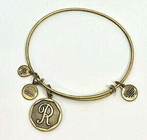Bracelet NWT Authentic Alex and Ani Initial "D" Russian Gold