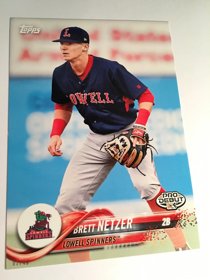 2018 Topps Pro Debut Jumbo 5x7 Brett Netzer Spinners 112 08/49 - Image 1 of 1