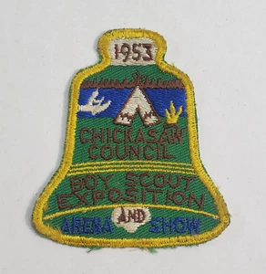 Parche Boy Scouts 1953 Chickasaw Council Arena and Show TN BSA Patch - Imagen 1 de 5