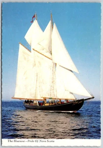 Postal The Bluenose II Goleta Barco Orgullo de Nueva Escocia - Imagen 1 de 2