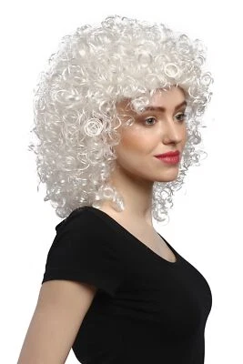 WIG ME UP Peluca Mujer Hombre Carnaval Renacimiento Niño Jesús Ángel Blanco Rizos