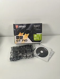 MSI GeForce GT 710 2GD3H LP Pci Express 2GB DDR3 Graphics Card - Picture 1 of 6