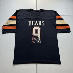 Vintage Chicago Bears Jersey T-Shirt Men’s XL Blue NFL Football McMahon 80s - Picture 1 of 7