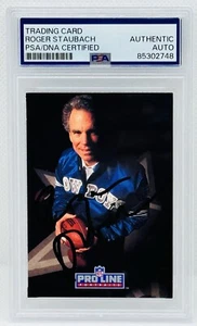PSA DNA Roger Staubach ✍️ Signed 1991 Pro Line Portraits Cowboys Certified Auto - Picture 1 of 2