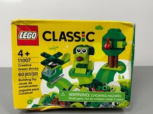 LEGO Classic 11007 Creative Green Bricks 60 pcs Building Toy Blocks - Dented Box - Picture 1 of 7