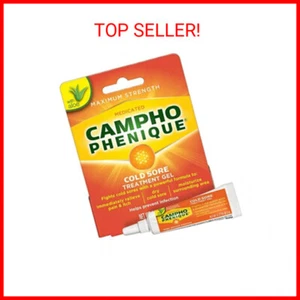 Campho Phenique Cold Sore and Fever Blister Treatment for Lips, Maximum Strength - Picture 1 of 2