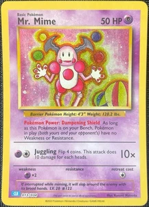 Mr. Mime 013/034 Pokemon CLB - Casi Como Nuevo - Paquete Fresco - Imagen 1 de 2