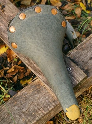 Selle San Marco Regal Saddle Copper Rails Rivets Vintage Italy Concor Laser Seat - Image 1 of 4