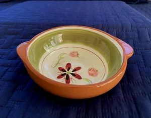 Carnival Vintage Stangl Pottery Carnival Lugged Soup Bowl MCM Pottery Handles - Picture 1 of 10