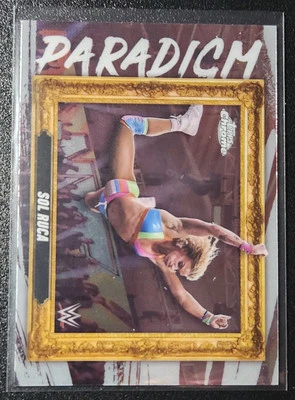 2025 WWE Topps Chrome #PAR-SOL Sol Ruca Paradigm Insert - Image 1 of 2