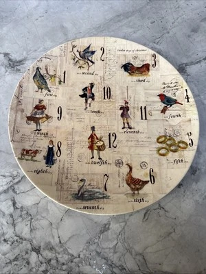 Williams Sonoma Cookie Platter 12 Days Of Christmas Marc Lacaze 13.25” Charger - Image 1 of 4