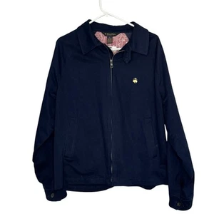 Men’s Brooks Brothers x Reyn Spooner Size Large Blue Cotton Zip Up Jacket - Picture 1 of 10