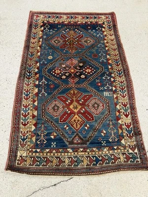 Antique Armenian Kazak Oriental Rug  - Image 1 of 4