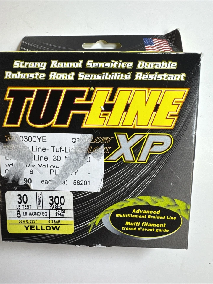 Línea de pesca trenzada multifilamento avanzada 1pk Tuf Line 300yds XP elige Foto 1 de 3