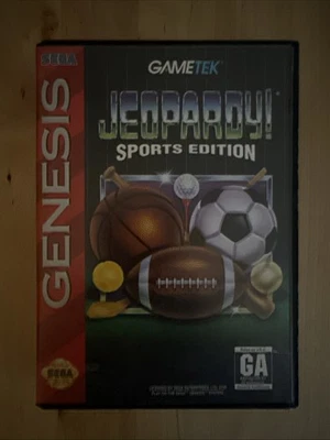Jeopardy Sports Edition (Sega Genesis, 1994) - Image 1 of 3