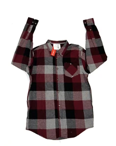 Liberty & Valor Boys Flannel Shirt Plaid Long Sleeve Button Up Size Large NEW - Picture 1 of 6