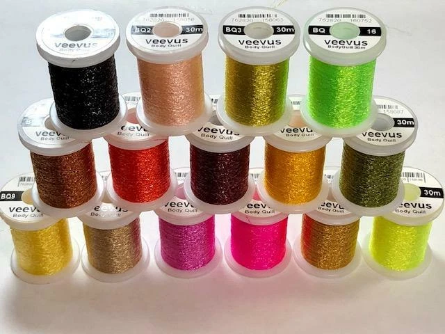 PLUMA CORPORAL VEEVUS. CINTADO PARA ATAR MOSCAS, CUERPOS. U ELIGE COLOR, TARIFA PLANA ENVÍO   Foto 1 de 1