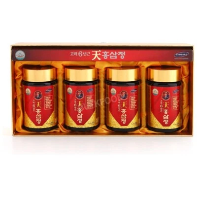 Korean 6years Root Red Ginseng Gold Extract, 240g(8.5oz) X 4ea, Saponin ginseng - Image 1 of 4