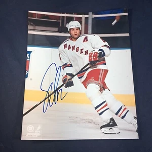 Eric Lindros Signed 8x10 Glossy Photo New York Rangers Autographed - Picture 1 of 2