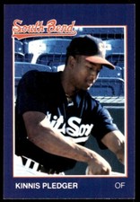 1988 Grand Slam Baseball Card Kinnis Pledger South Bend White Sox #9