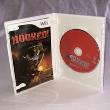 Hooked Real Motion Fishing (Nintendo Wii, 2007) BASS CATFISH - Game Is Complete