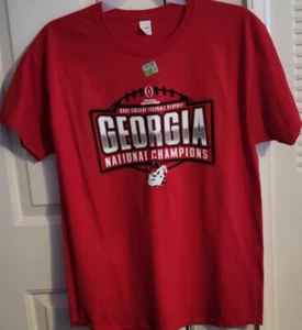 GEORGIA BULLDOG CAMPIONI NAZIONALI-T SHIRT-XL-TUTTO COTONE-PER INSEGNANTI XTRA YARD - Foto 1 di 1