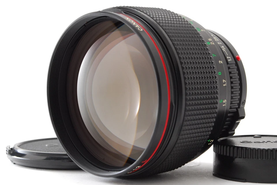 [Near Mint] Canon New FD 85mm f/1.2 L Bright Large Aperture Portrait Lens #462 - Image 1 of 4