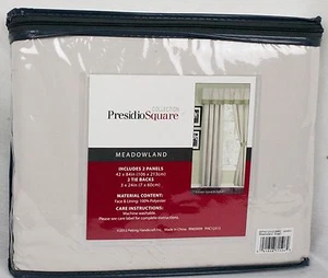 JCP Presidio Square Meadowland Rod Pocket 4 Piece Panel Pair - 42" x 84" Green - Picture 1 of 5