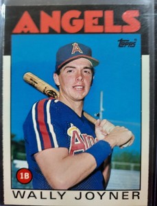 WALLY JOYNER RC 1986 Topps Traded Rookie Card #51T California LA Angels