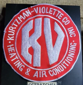 KURTZMAN VIOLETTE CO INC HEATING &AIR CONDITIONING LARGE BACK PATCH - Imagen 1 de 2