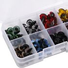 80Pcs 8 Color Mix 10Mm Safety Eyes Box For Teddy Bear Stuffed Toy Decor Gift ?