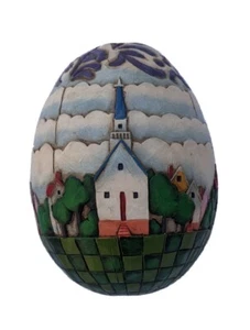 Jim Shore Egg Church OHNE Markierungen sep22 - Bild 1 von 8