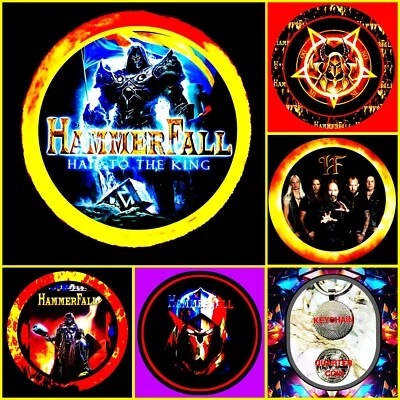 HAMMERFALL 🎸 HAIL TO THE KING 🇺🇸FIVE EXCLUSIVE KEYCHAINS 🇺🇸 Foto 1 de 4