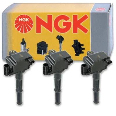 Bobina de encendido NGK de 3 piezas para Toyota 4Runner 1996-2002 3,4 L V6 - Bujía hc Foto 1 de 4