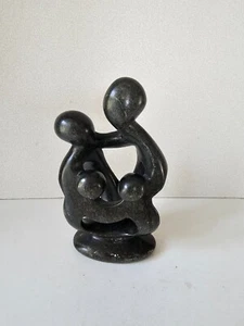 Sculpture en pierre de savon - Famille Parents / enfants design moderne - Imagen 1 de 10