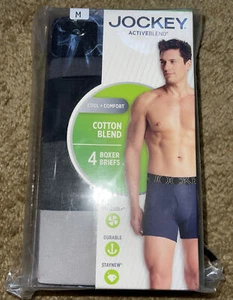 jockey activeblend men’s boxer briefs size medium new - Picture 1 of 1