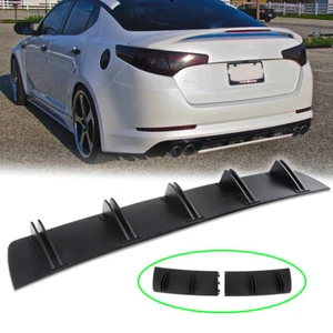 Rear Lip Bumper Diffuser Spoiler Splitter Shark Fin For Kia Stinger Forte K5 GT - Picture 1 of 17