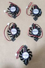Lot 5: NEW Evercool 50mm Frameless 2-pin 0.13A 12V VGA Replacement Cooling Fan