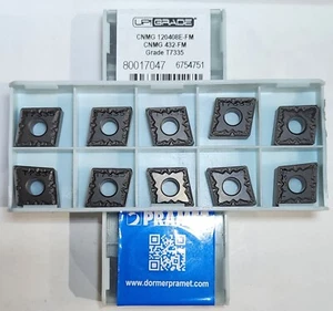 CNMG 432 FM / CNMG 120408 E-FM Grado T7335, Insertos de Torneado, Dormer Pramet Nuevo - Imagen 1 de 6