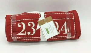 POTTERY BARN ~ ADVENT CALENDAR TABLE THROW, 50” - Picture 1 of 3