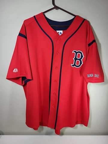 Dustin Pedroia Boston Red Sox Jersey Mens 2XL Majestic MLB Cover