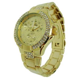 UNISEX GEPARD FASHION DRESS WATCHES GEMMED CASE - Picture 1 of 8
