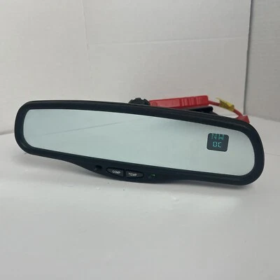 99-02 OEM Silverado Sierra Tahoe Yukon Rear View Mirror Auto Dim Compass Temp - Image 1 of 4
