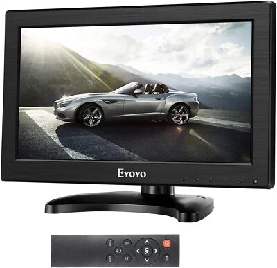 Eyoyo 12" TFT LCD Monitor with AV HDMI BNC VGA Portable HD Color Screen Display - Image 1 of 4