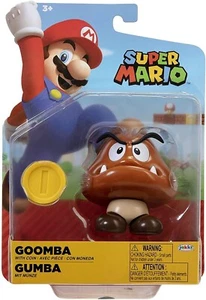 ⭐ NEW Jakks 40732 World of Nintendo Mario 4-Inch GOOMBA WITH COIN Mini-Figure ⭐ - Picture 1 of 4