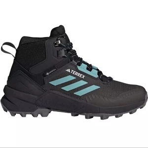 NEW Adidas TERREX GORE-TEX Swift R3 Mid GTX Women's Core Black/Mint Ton/Grey 8.5 - Picture 1 of 4