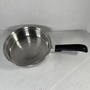 Lustre Craft 7 1/4" Skillet Fry Pan 18-8 Stainless Steel 3 ply Made in the USA - Picture 1 of 8